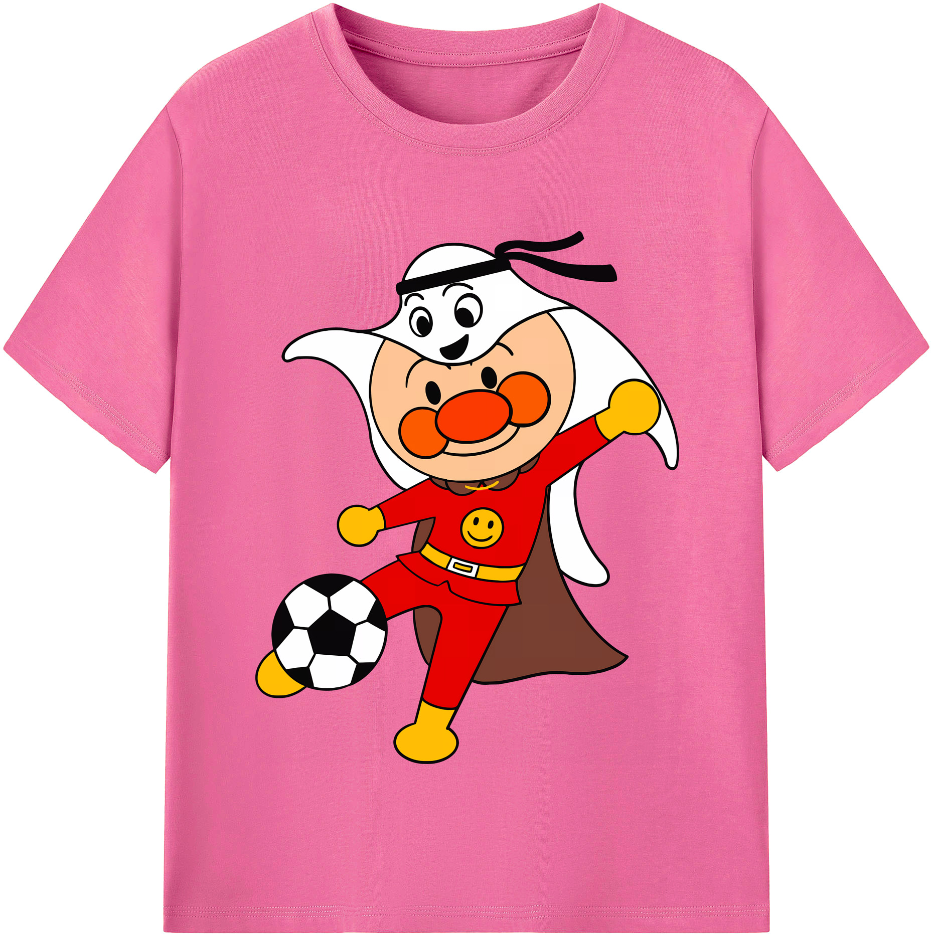 （画像用） アンパンマン Anpanman レディースカジュアルプリントTシャツ（綿100％）